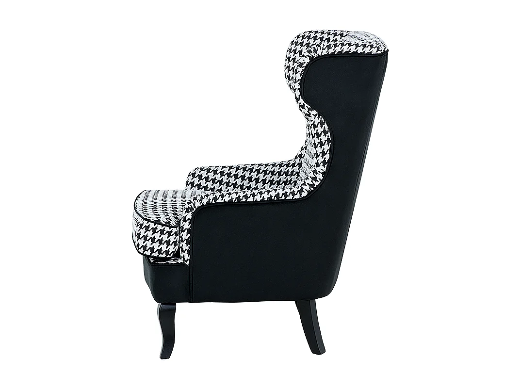 Fauteuil MOLDE Tissu Noir
