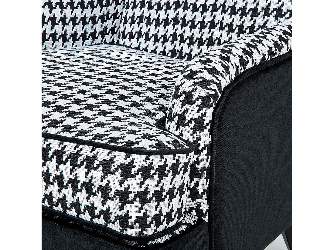 Fauteuil MOLDE Tissu Noir