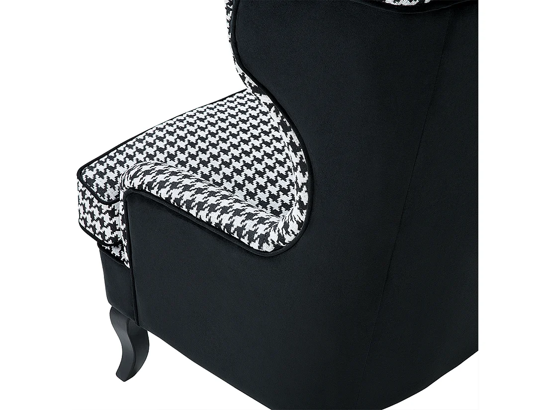 Fauteuil MOLDE Tissu Noir