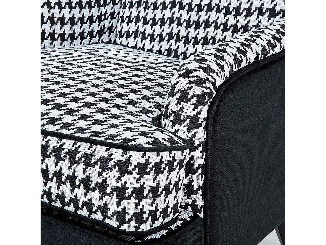 Poltrona MOLDE Tessuto Nero