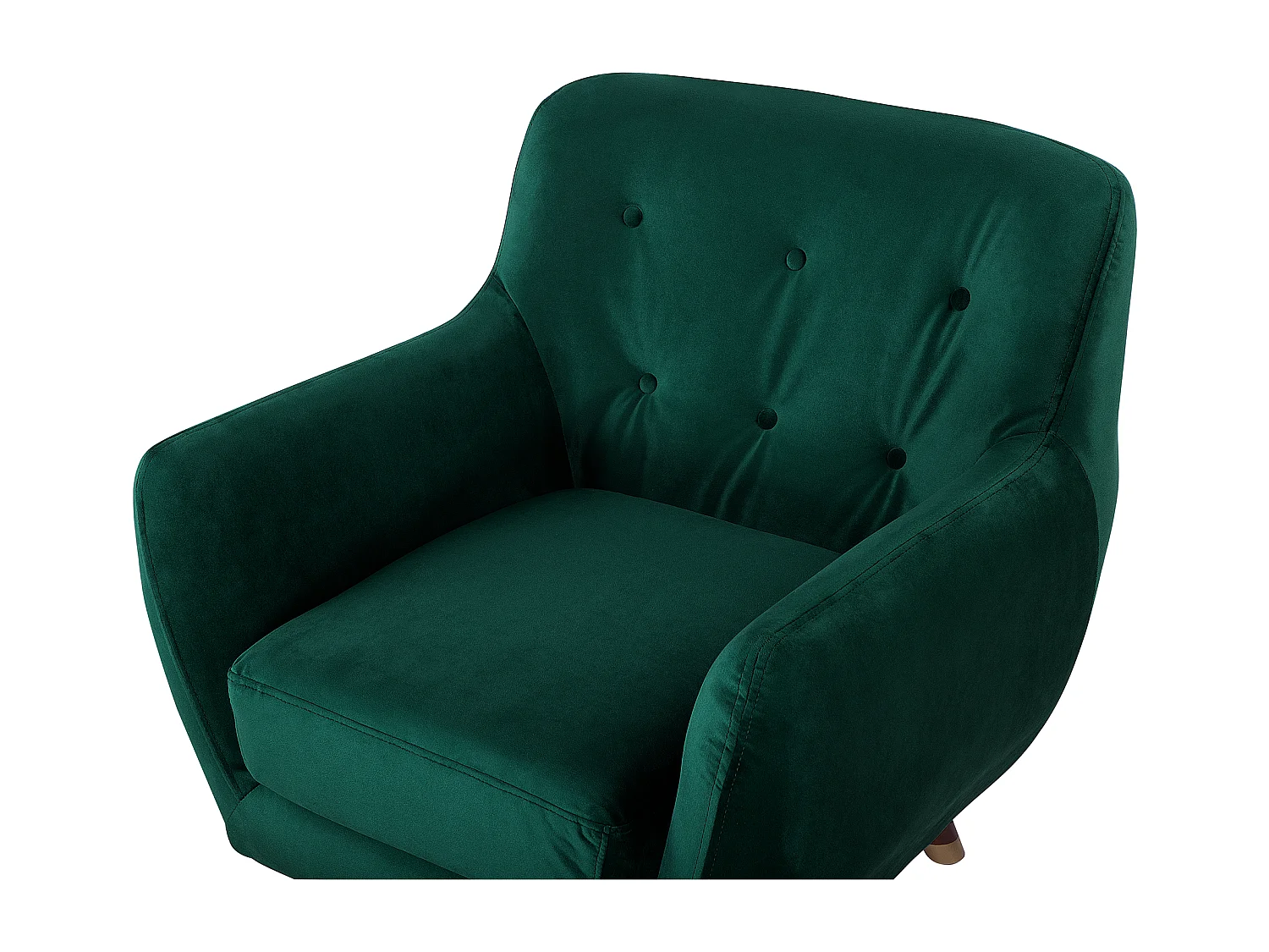 Sillón BODO Terciopelo Verde esmeralda