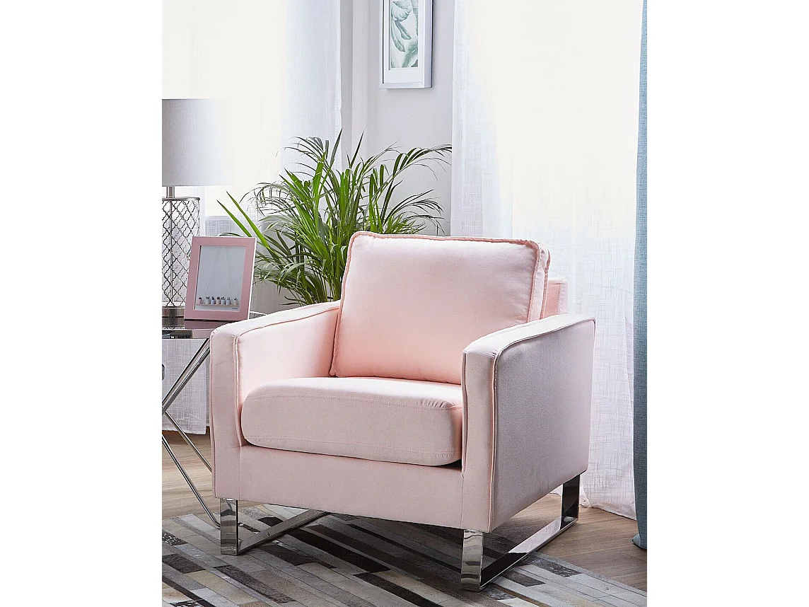Fauteuil VIND Tissu Rose