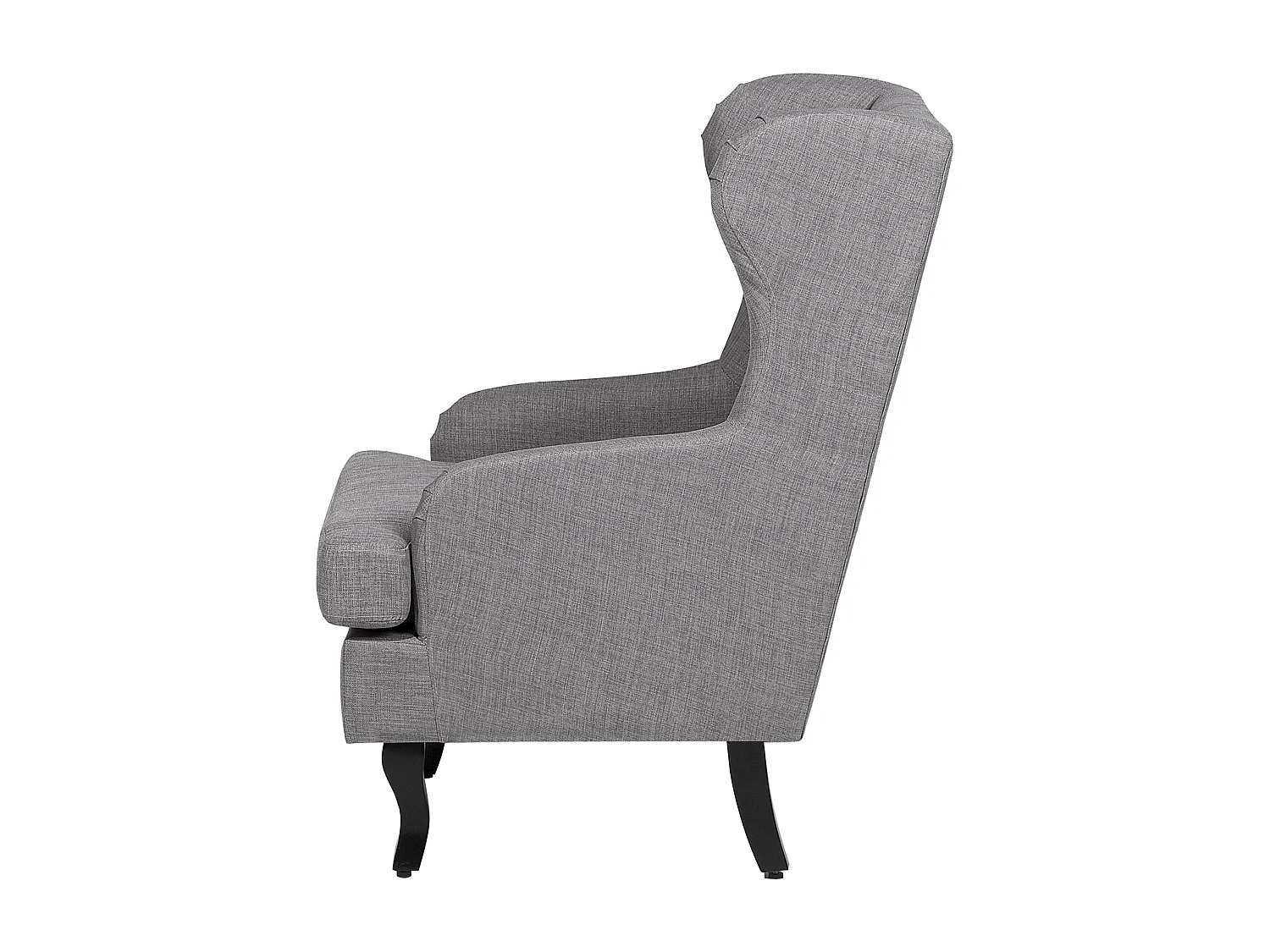 Fauteuil à oreilles ALTA Tissu Gris