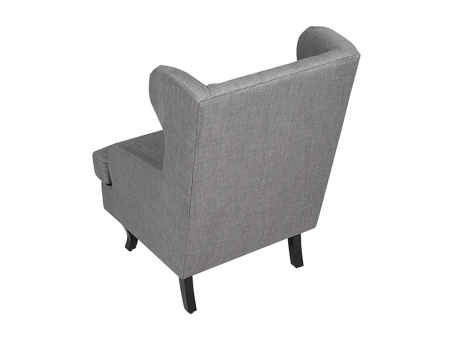 Poltrona Wingback ALTA Tessuto Grigio