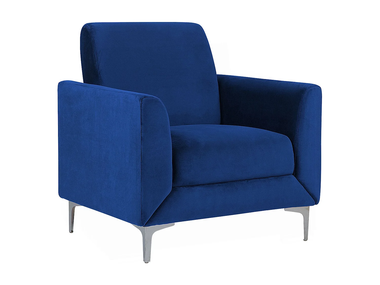 Fauteuil FENES Velours Bleu marine