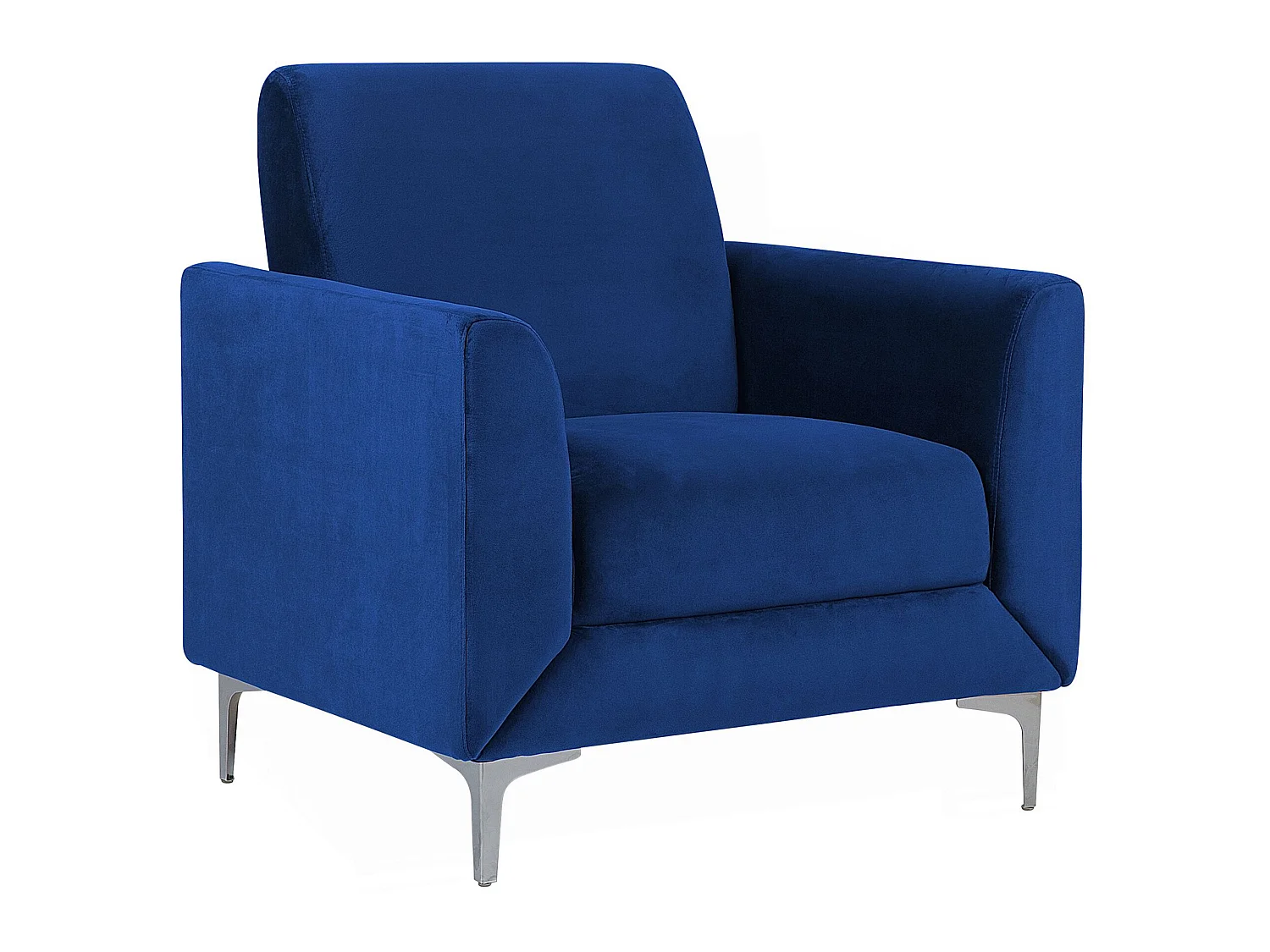 Fauteuil FENES Velours Bleu marine