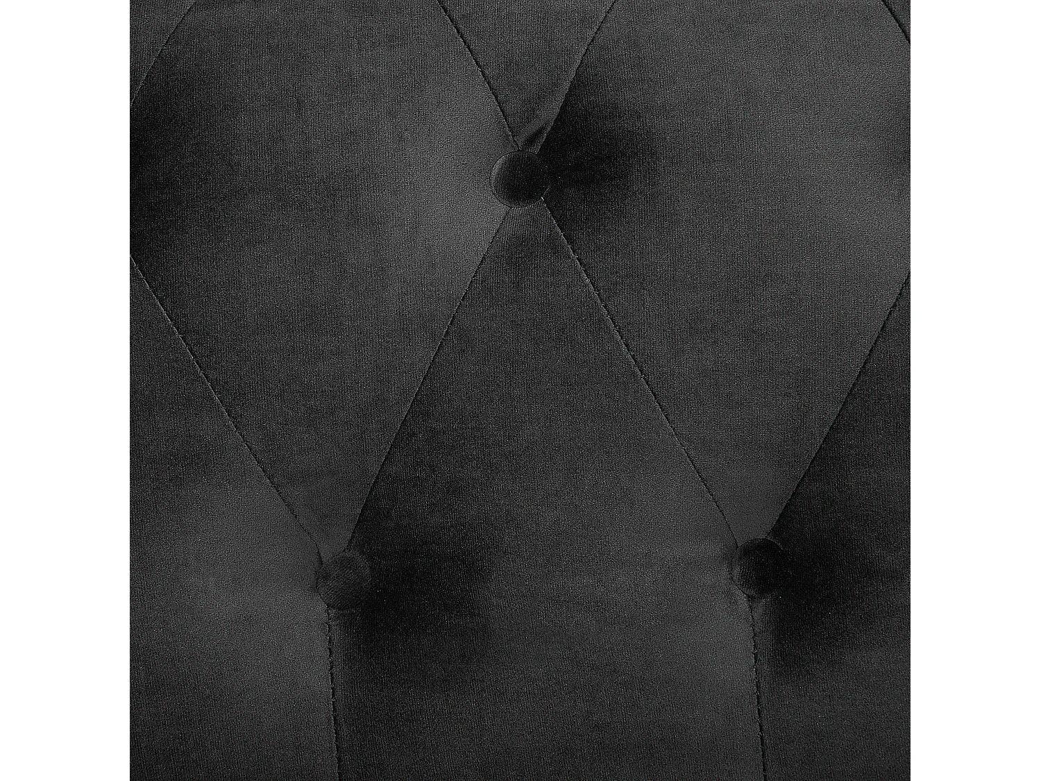 Fauteuil CHESTERFIELD Velours Noir