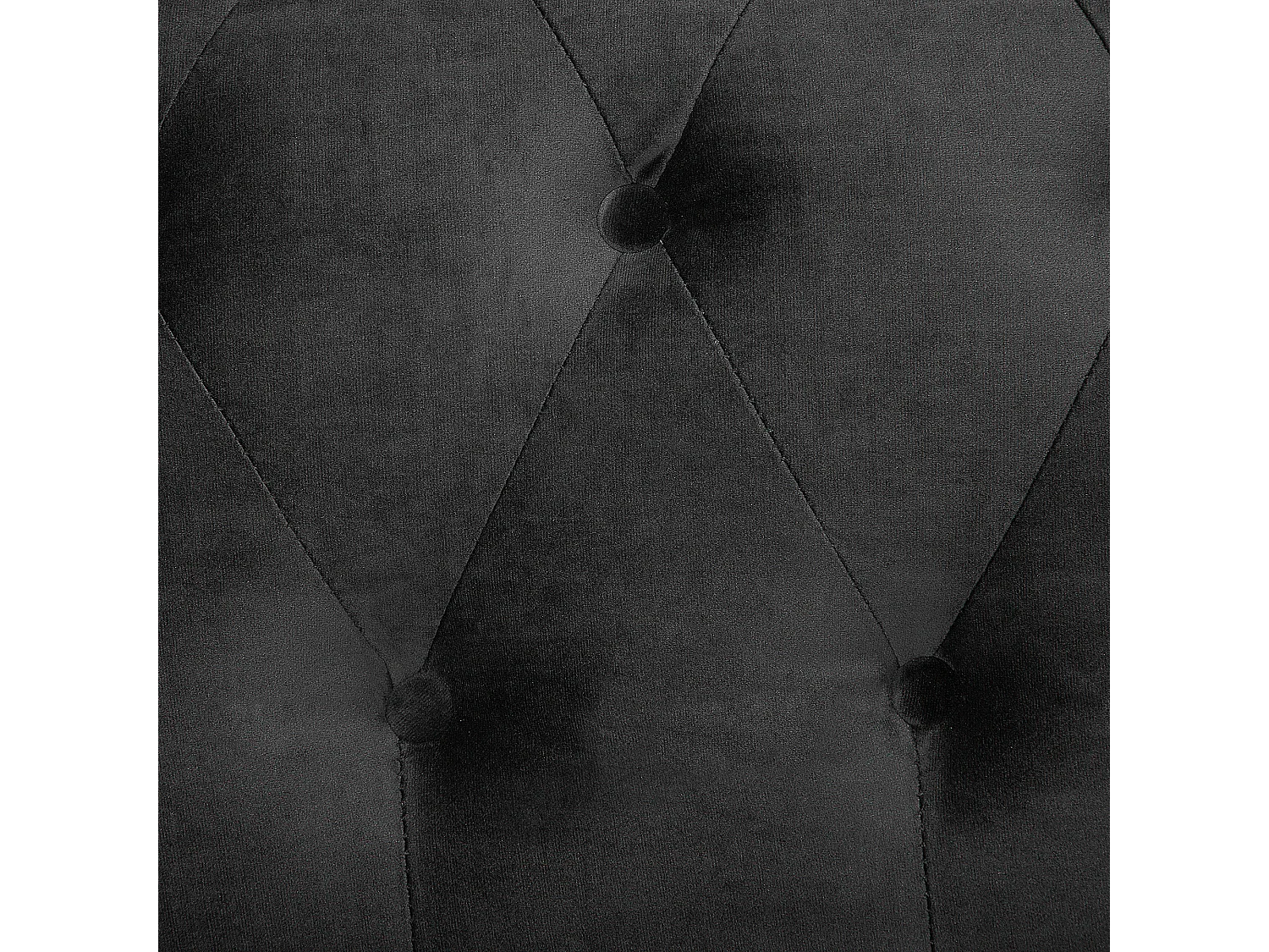 Fauteuil CHESTERFIELD Velours Noir