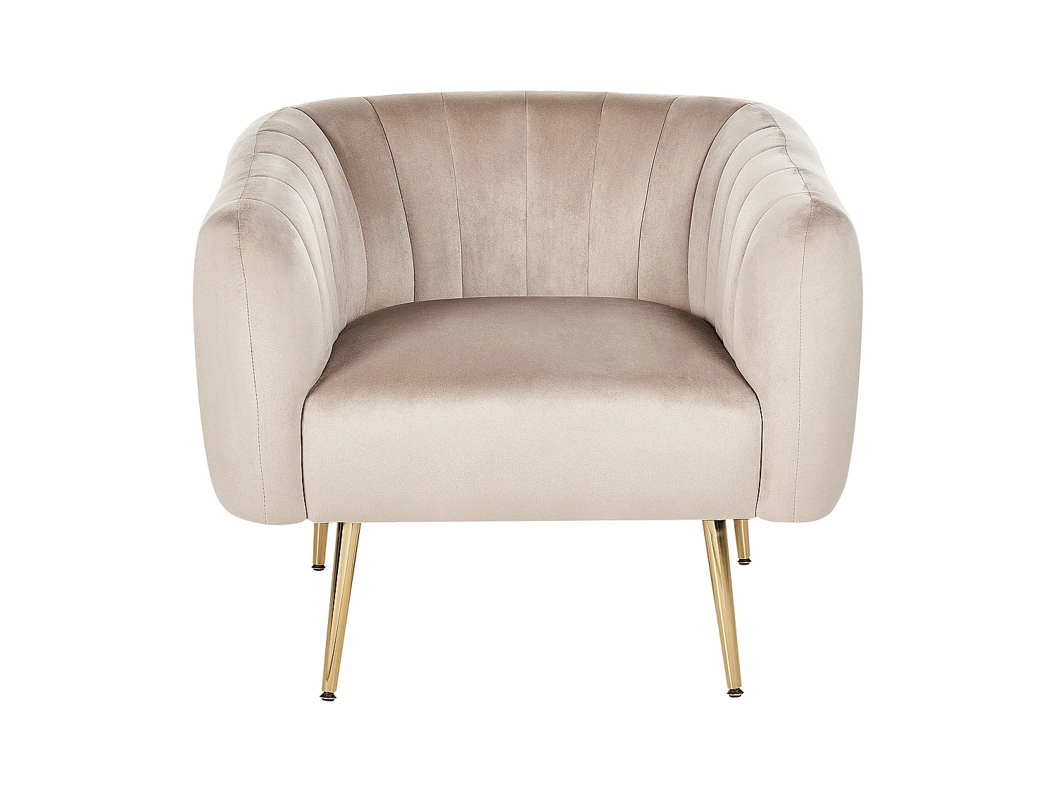 Sillón LACONIA Terciopelo Gris pardo