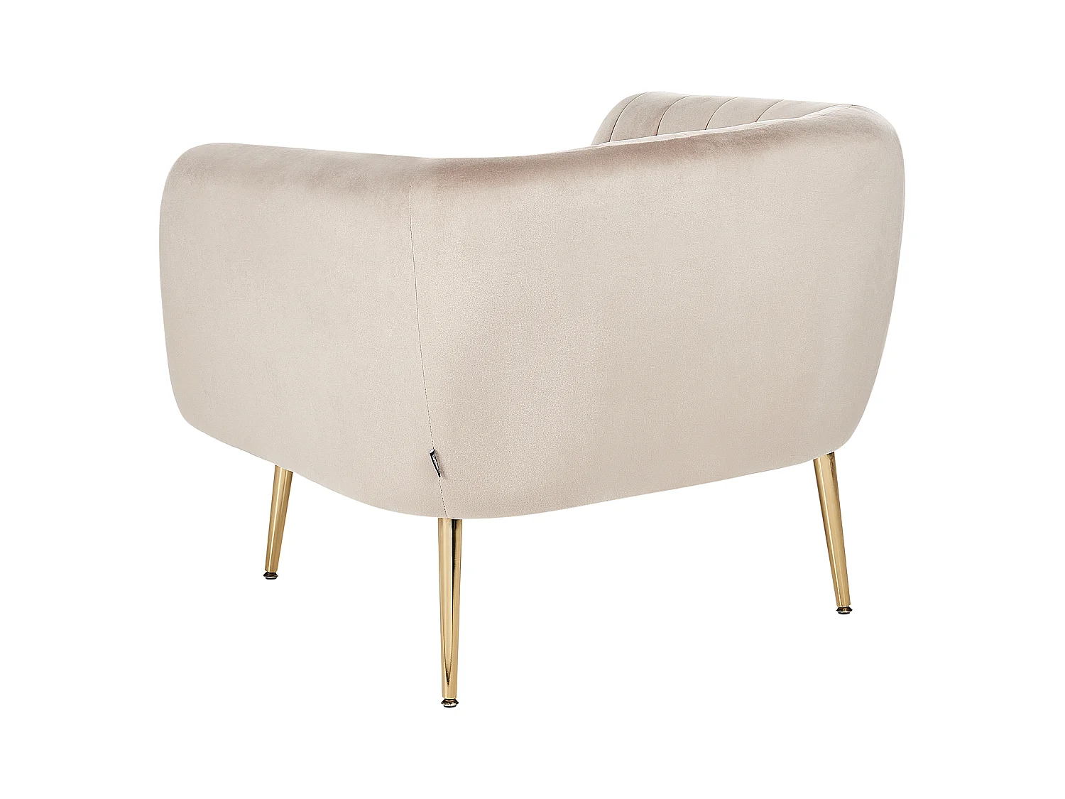 Sillón LACONIA Terciopelo Gris pardo