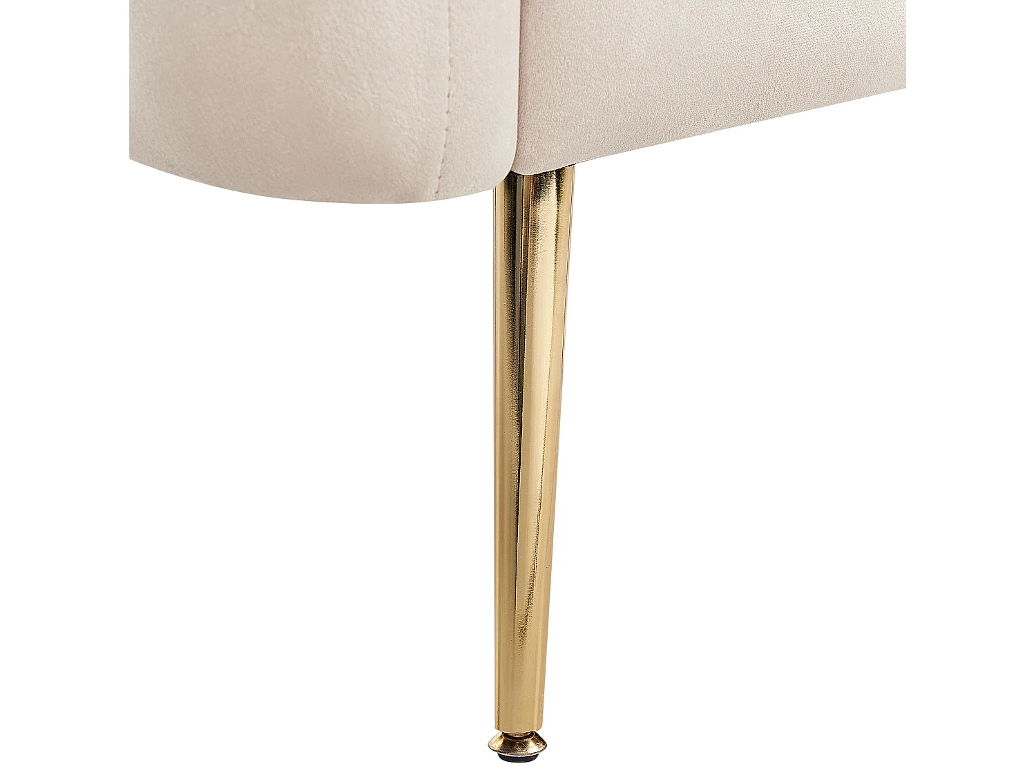 Fauteuil LACONIA Velours Taupe