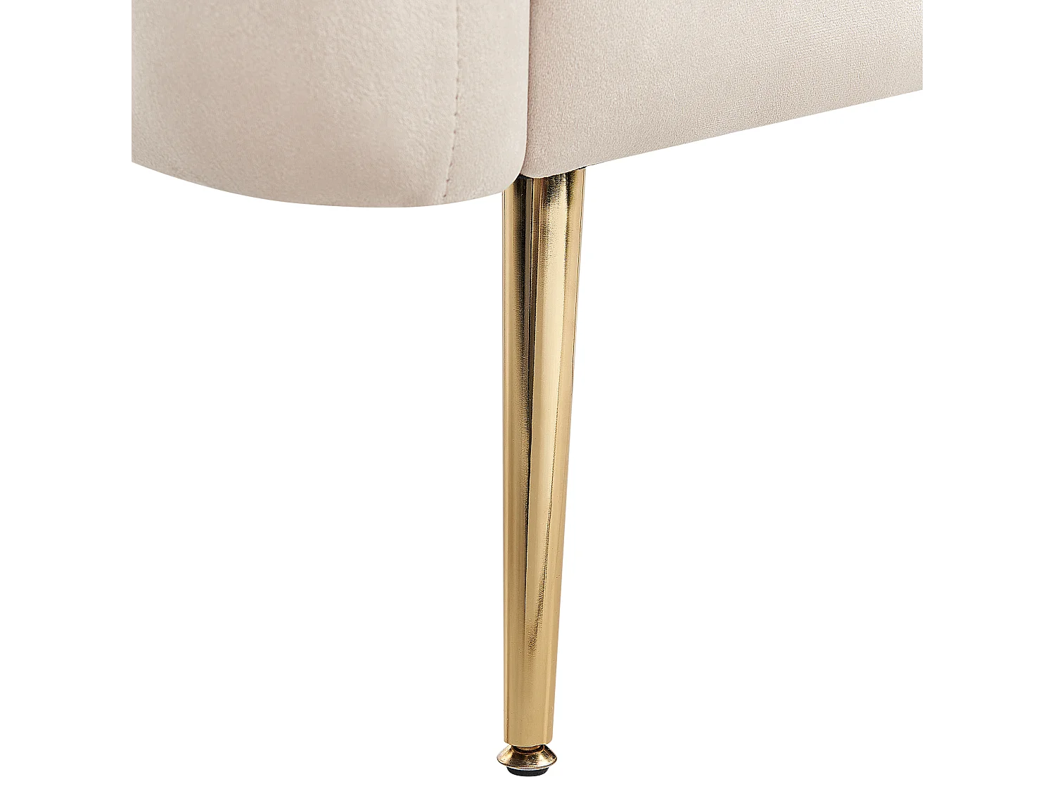 Fauteuil LACONIA Velours Taupe