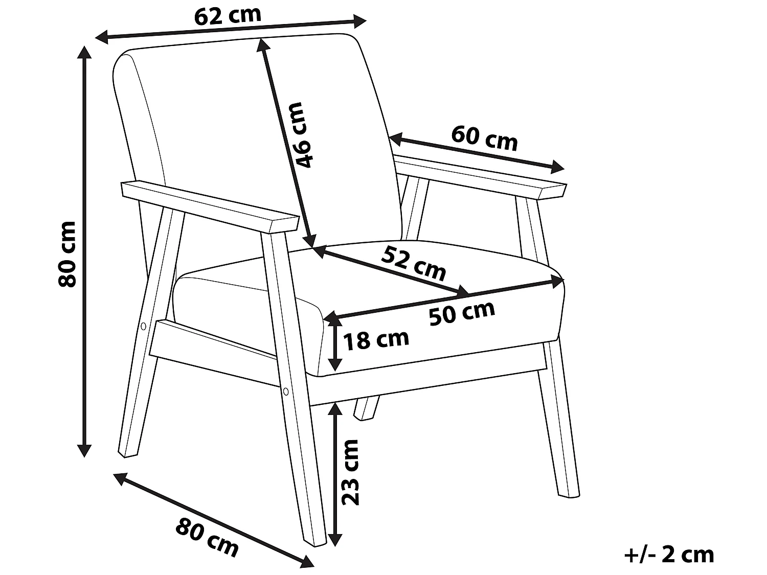 Poltrona ASNES Grigio