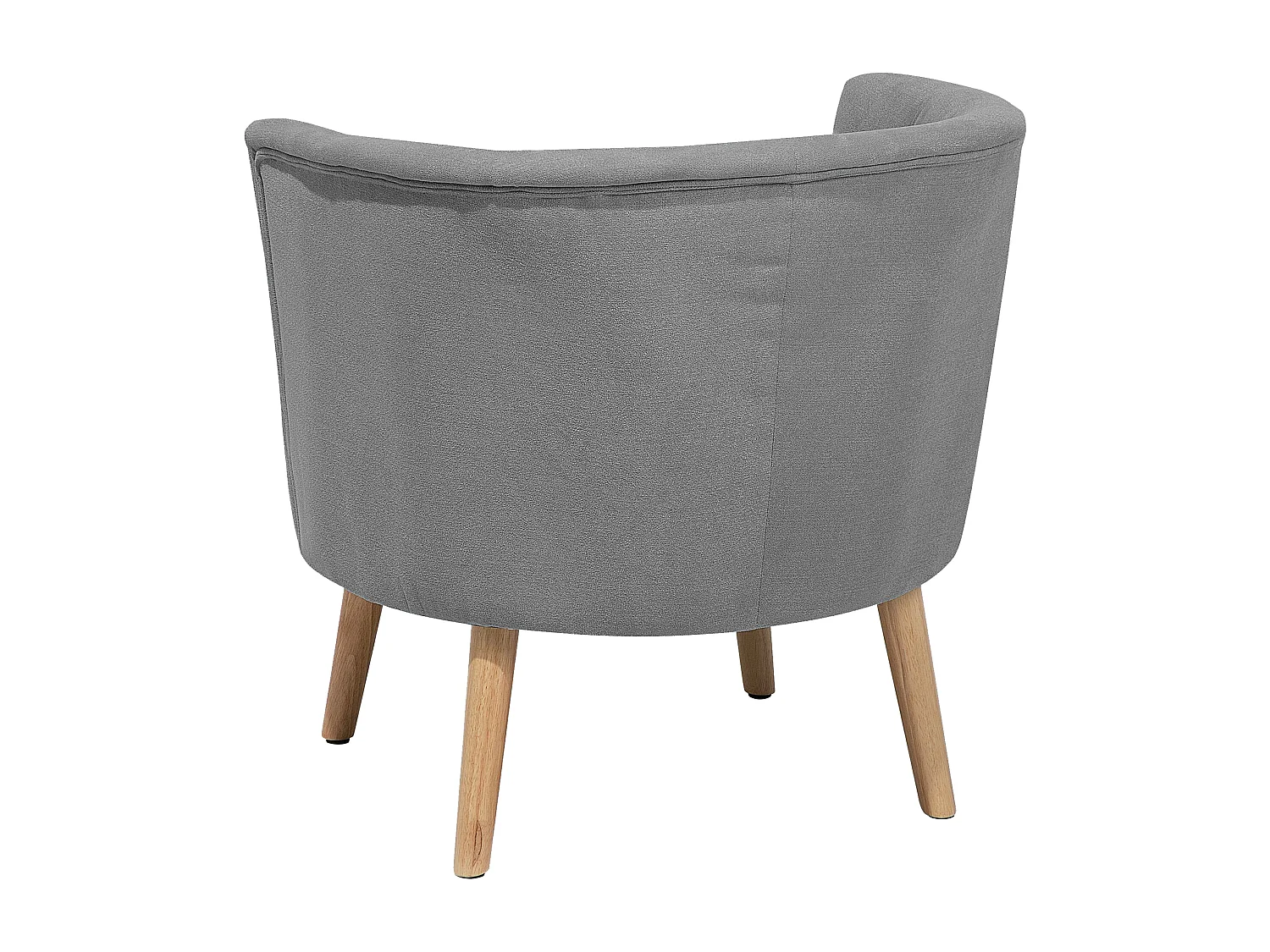 Fauteuil ODENZEN Tissu Gris clair