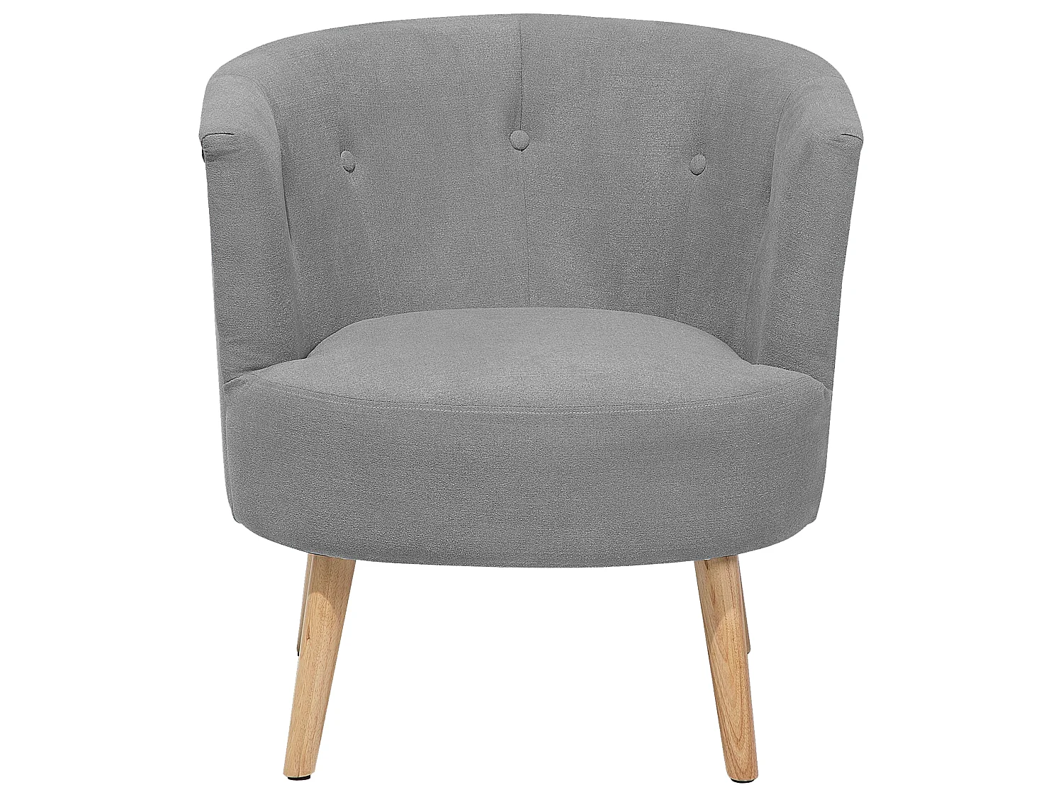 Fauteuil ODENZEN Stof Lichtgrijs