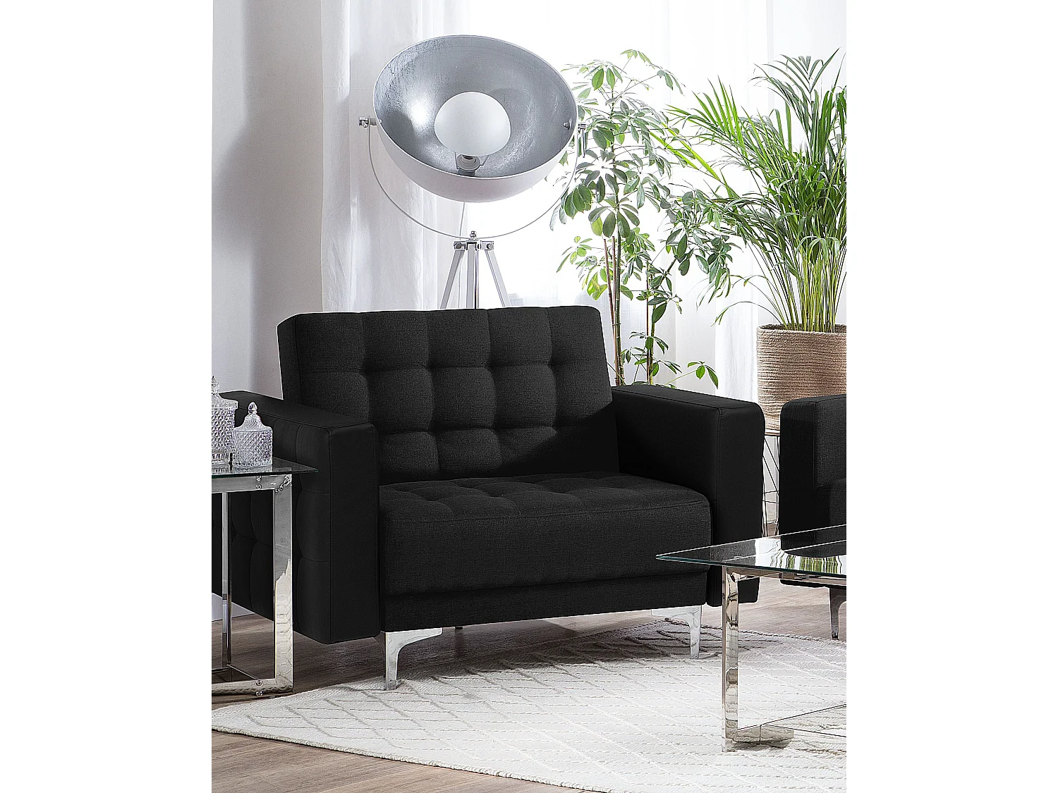 Sessel ABERDEEN Stoff Graphitgrau