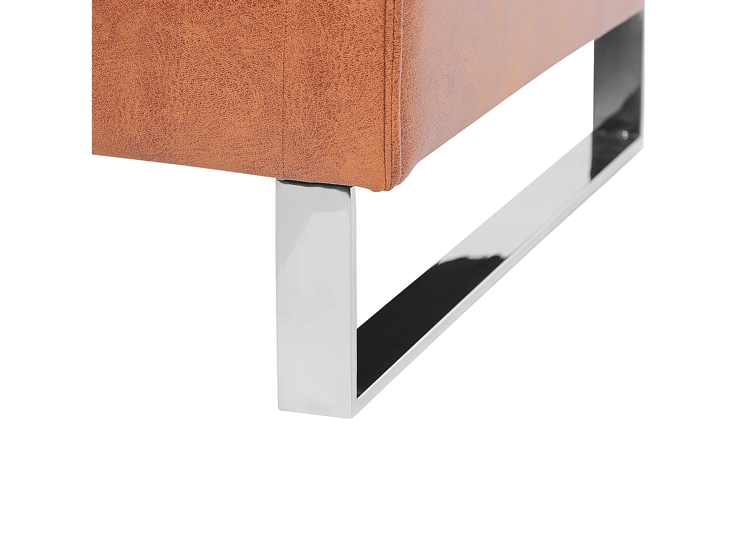 Fauteuil VIND Cuir PU Marron doré