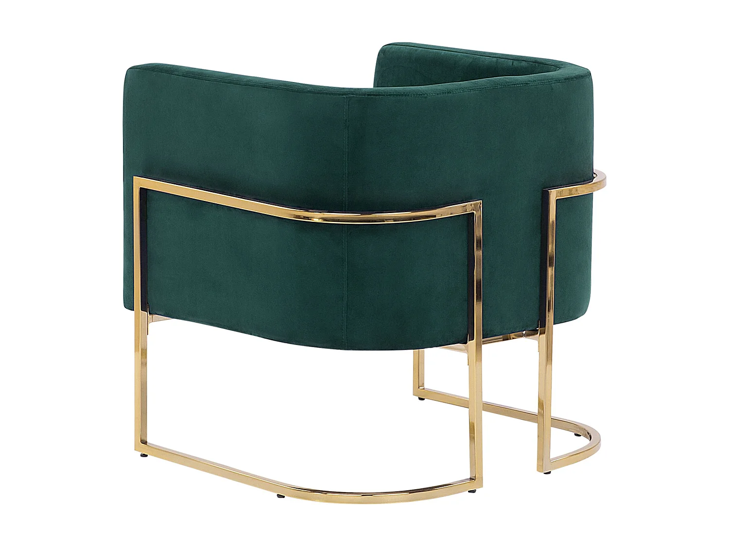 Sillón SIRKKA Terciopelo Verde oscuro