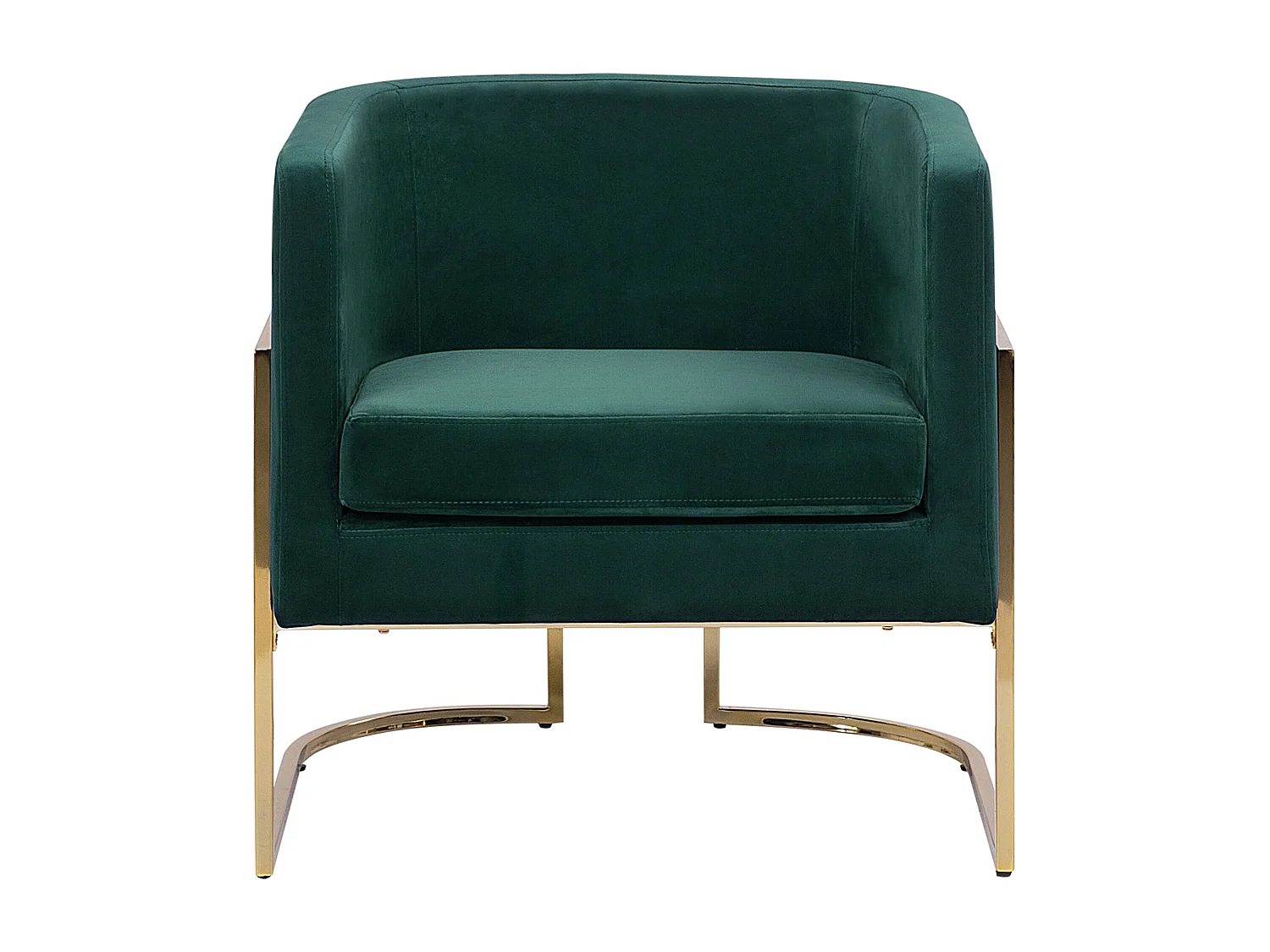 Sillón SIRKKA Terciopelo Verde oscuro