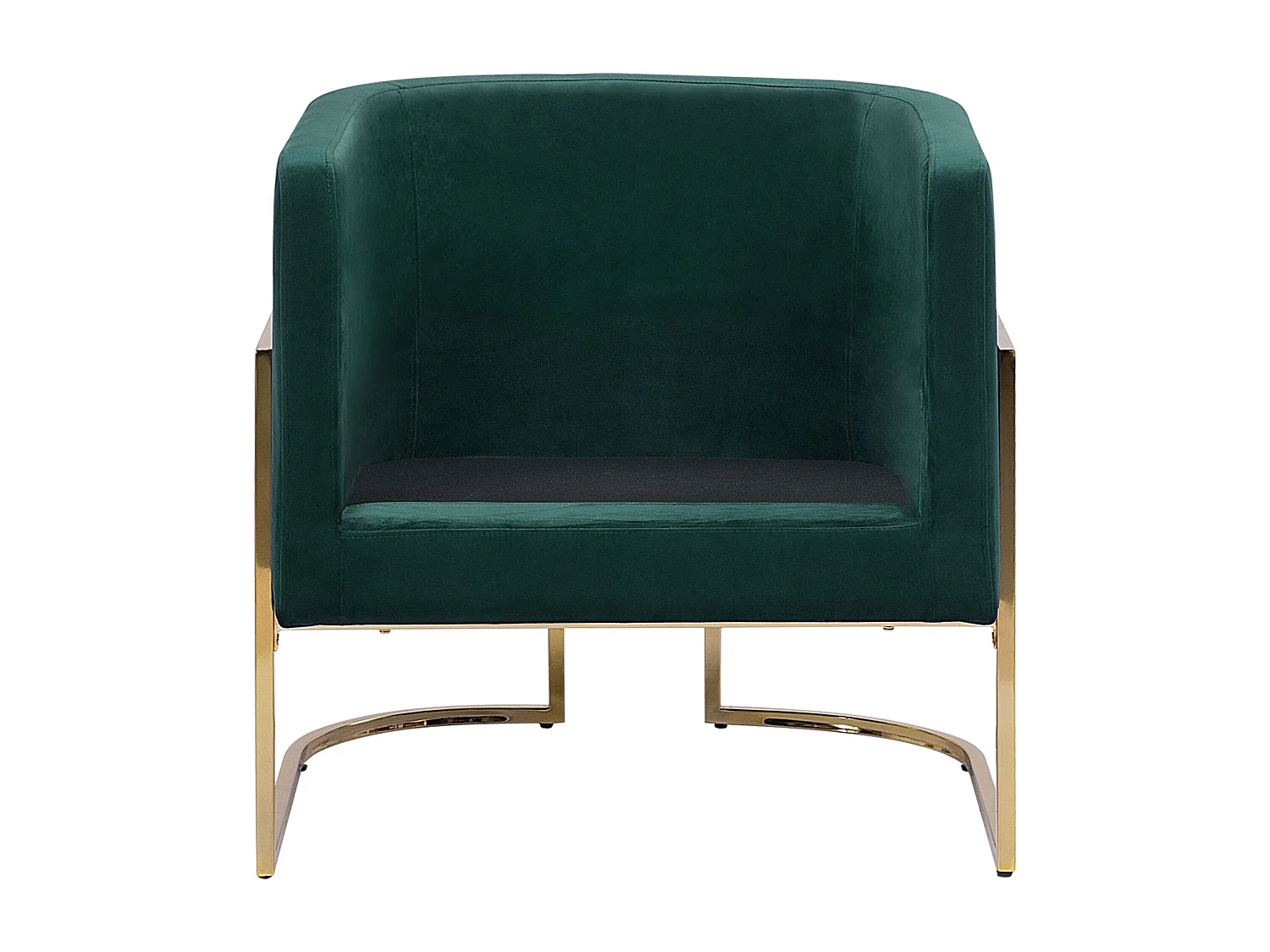 Fauteuil SIRKKA Velours Vert foncé