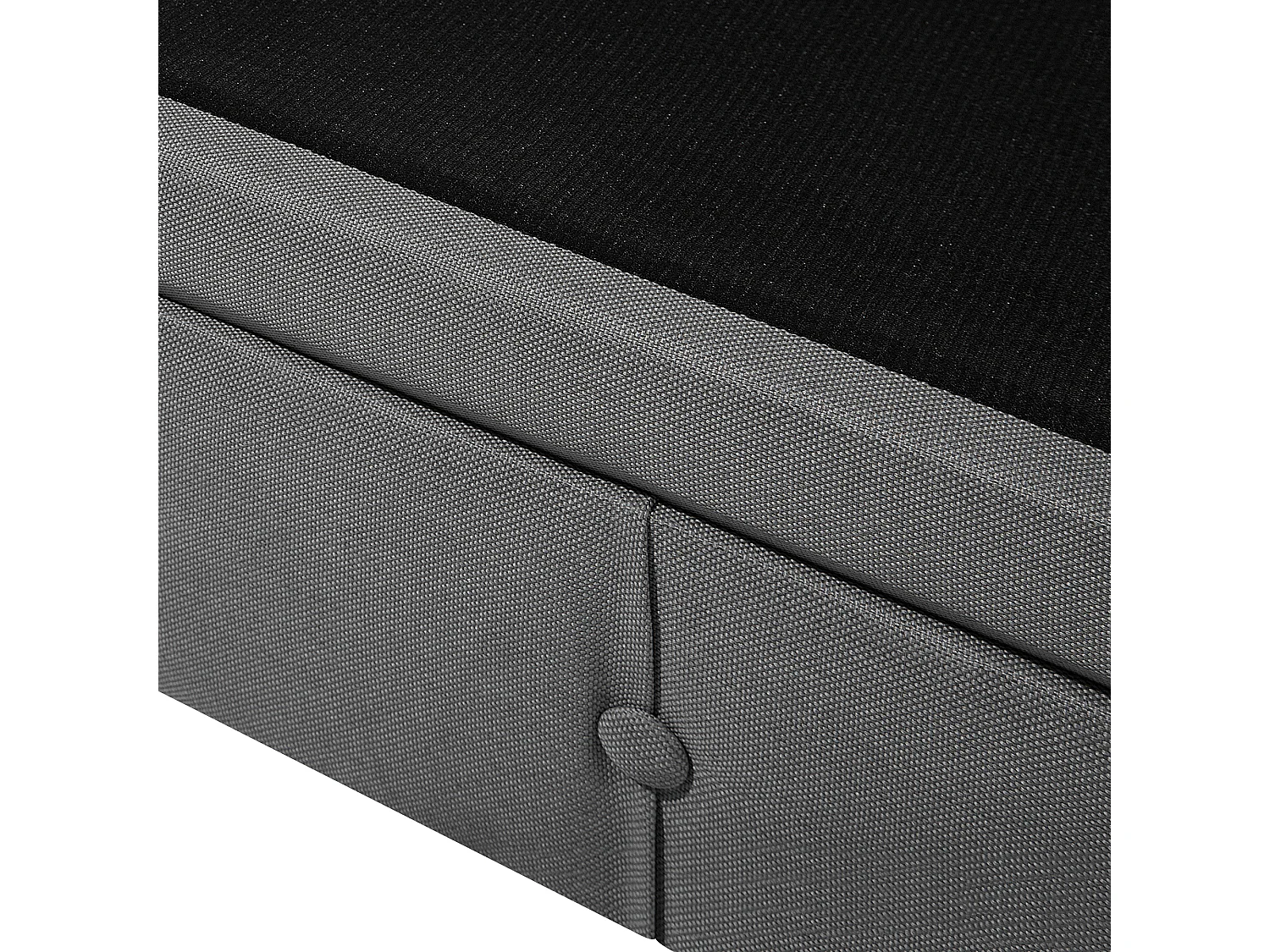 Poltrona CHESTERFIELD Tecido Cinzento claro