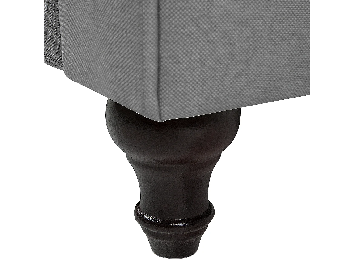 Kassischer Sessel im englischen Stil Polsterbezug Hellgrau Chesterfield Groß