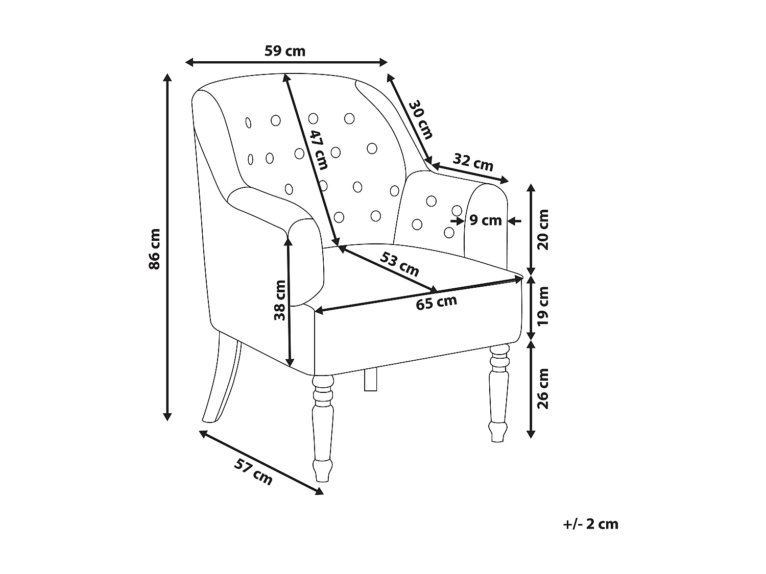 Fotel MANDAL Kolorowy