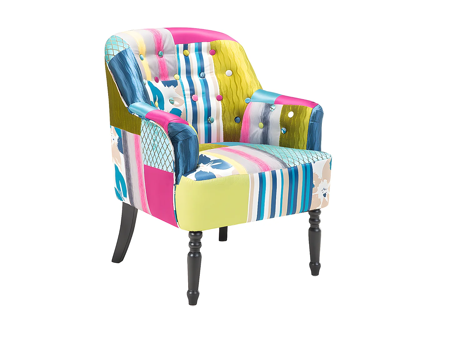 Fauteuil MANDAL Tissu Multicolore
