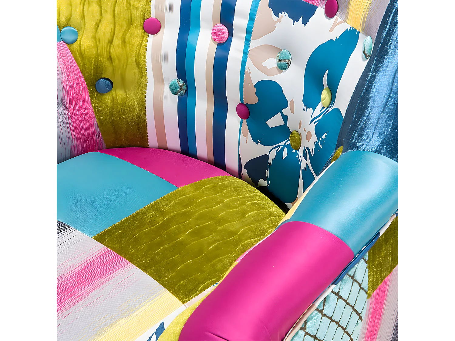 Fauteuil MANDAL Tissu Multicolore