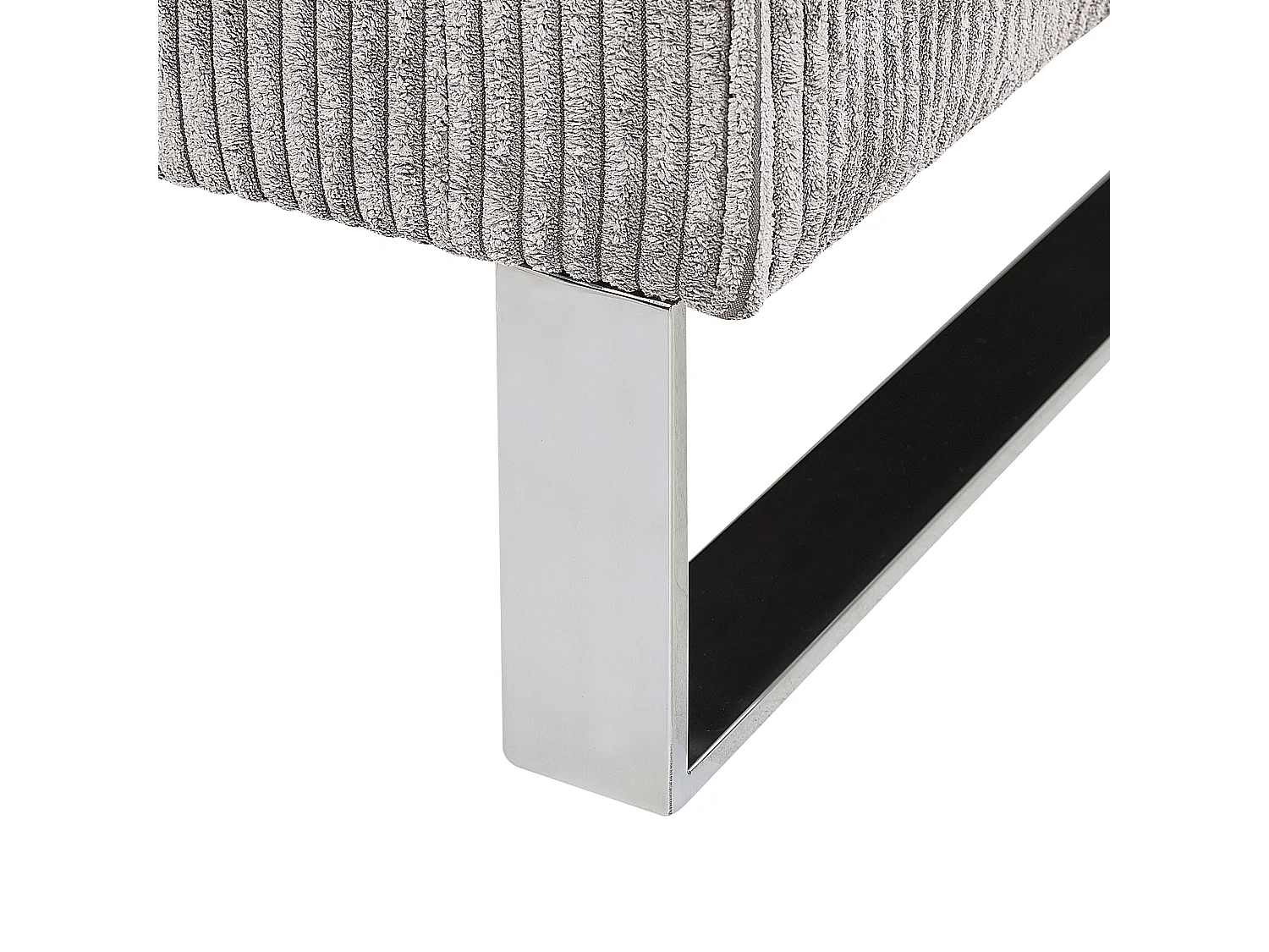 Poltrona VIND Velluto a coste Grigio chiaro