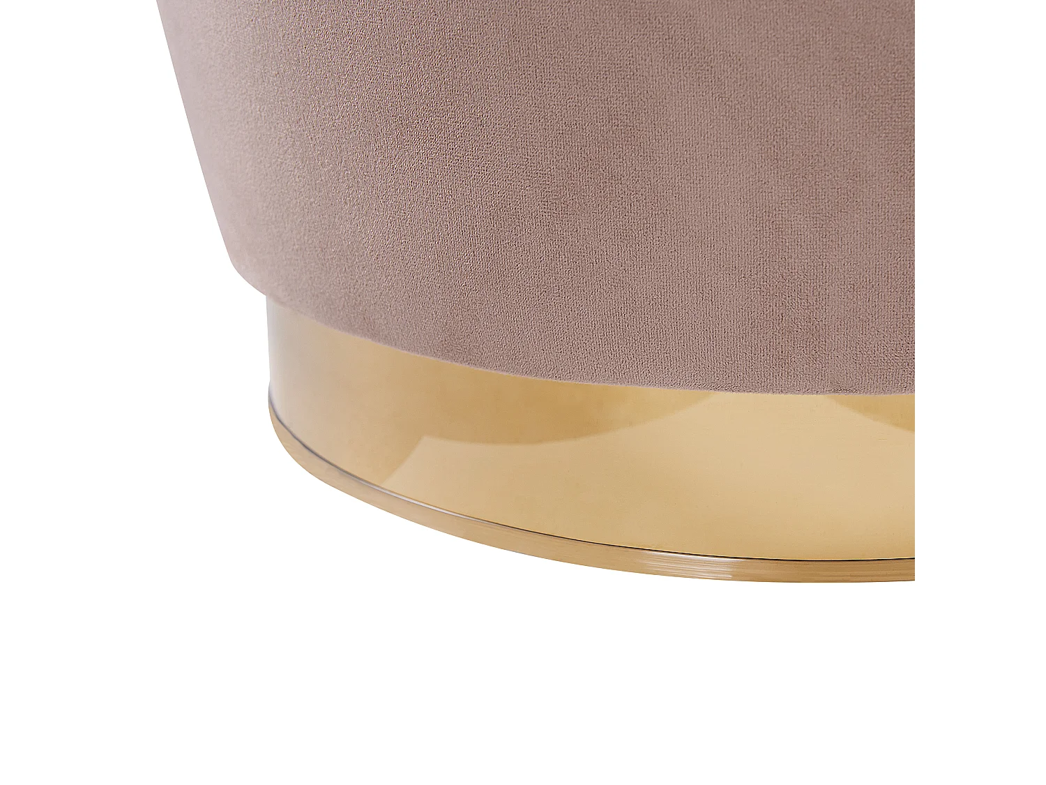 Fauteuil ALBY Velours Beige clair