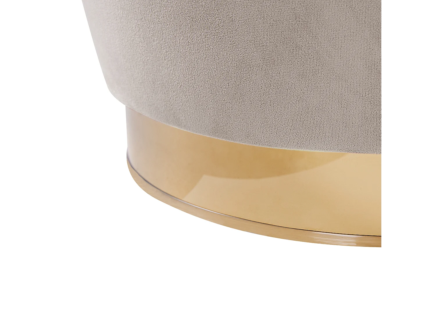 Fauteuil ALBY Velours Beige clair