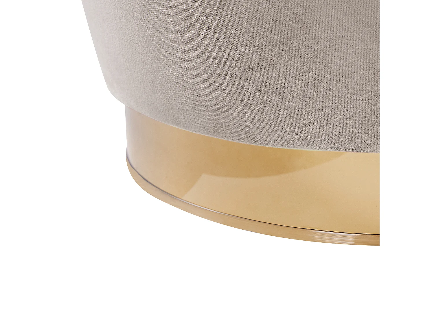 Fauteuil ALBY Fluweel Lichtbeige