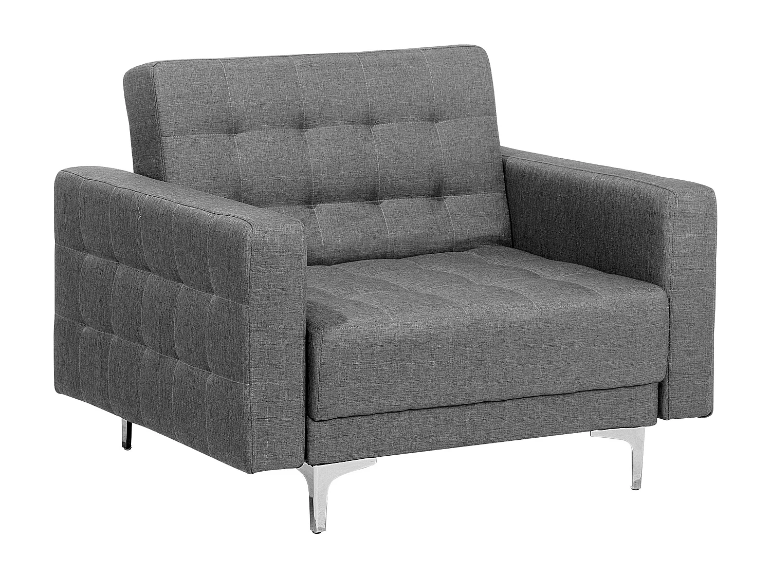 Fauteuil ABERDEEN Tissu Gris clair