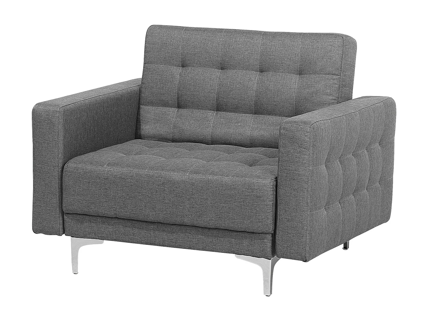 Fauteuil ABERDEEN Tissu Gris clair