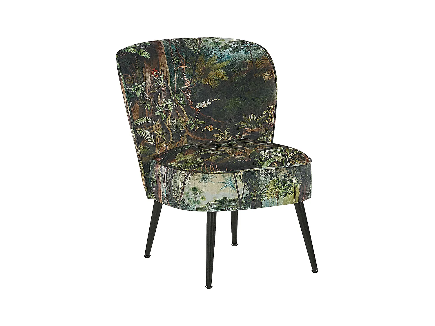 Fauteuil VOSS Tissu Vert foncé