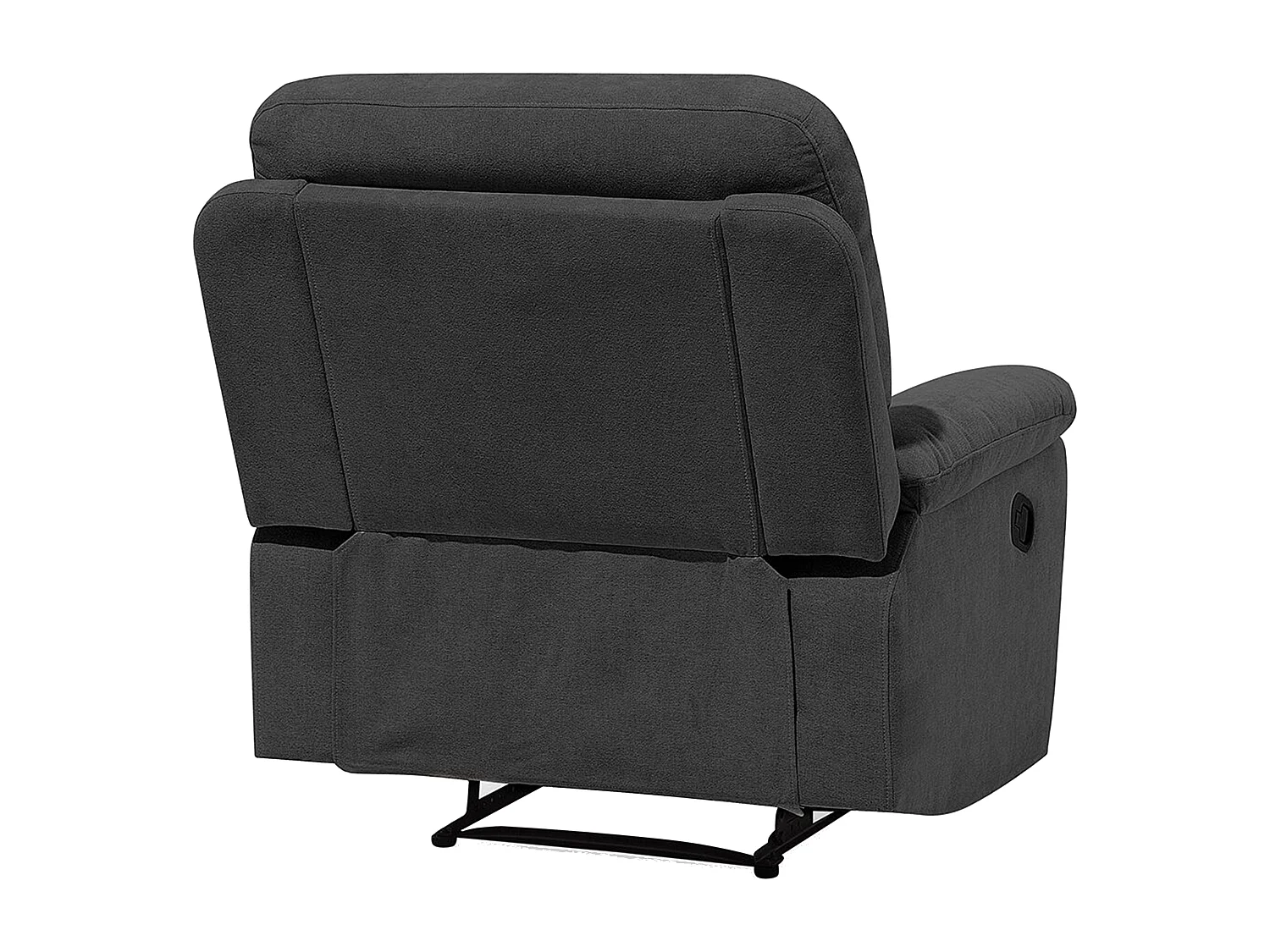 Fauteuil inclinable BERGEN Tissu Gris foncé