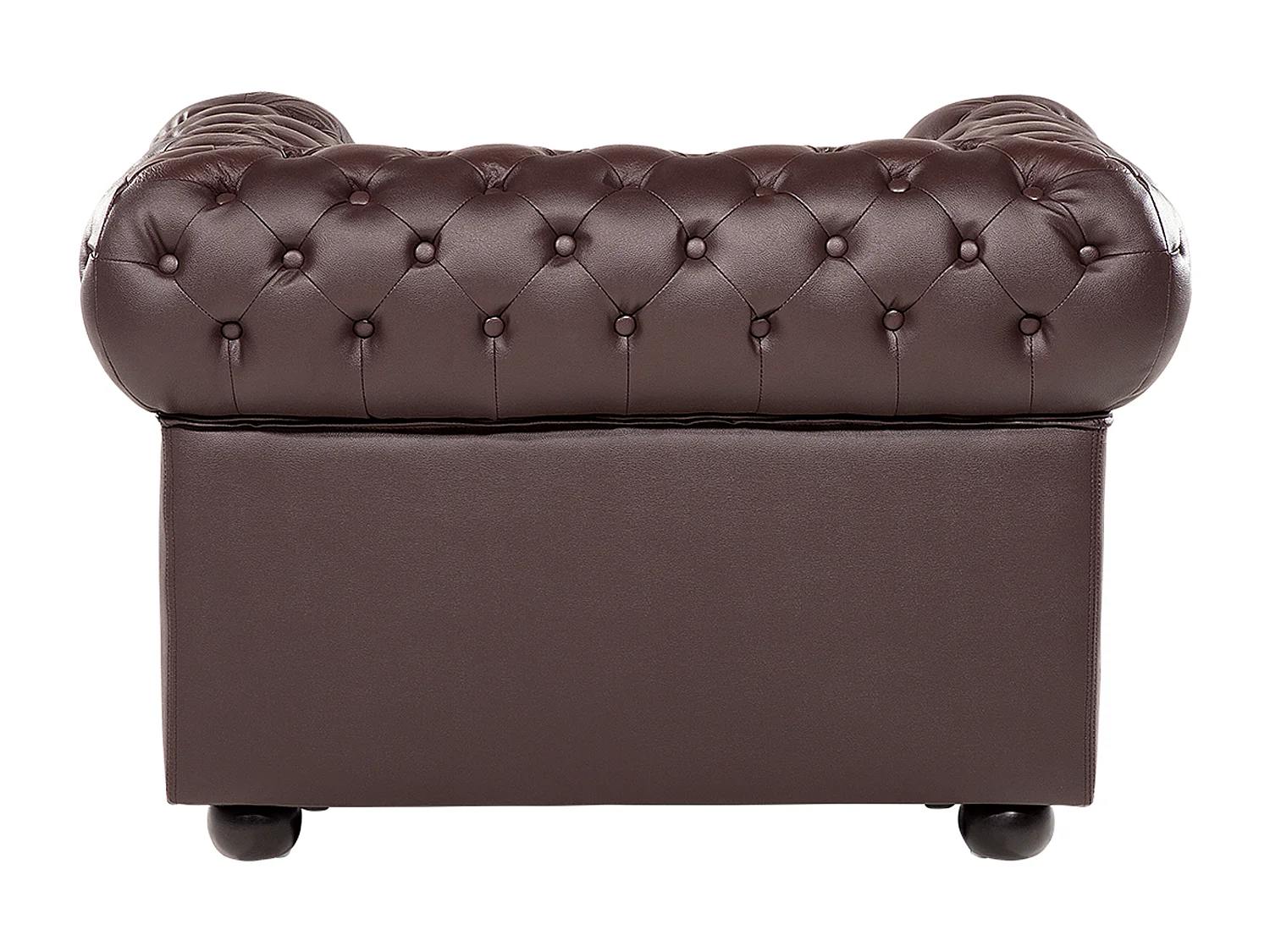 Fauteuil CHESTERFIELD Cuir Marron