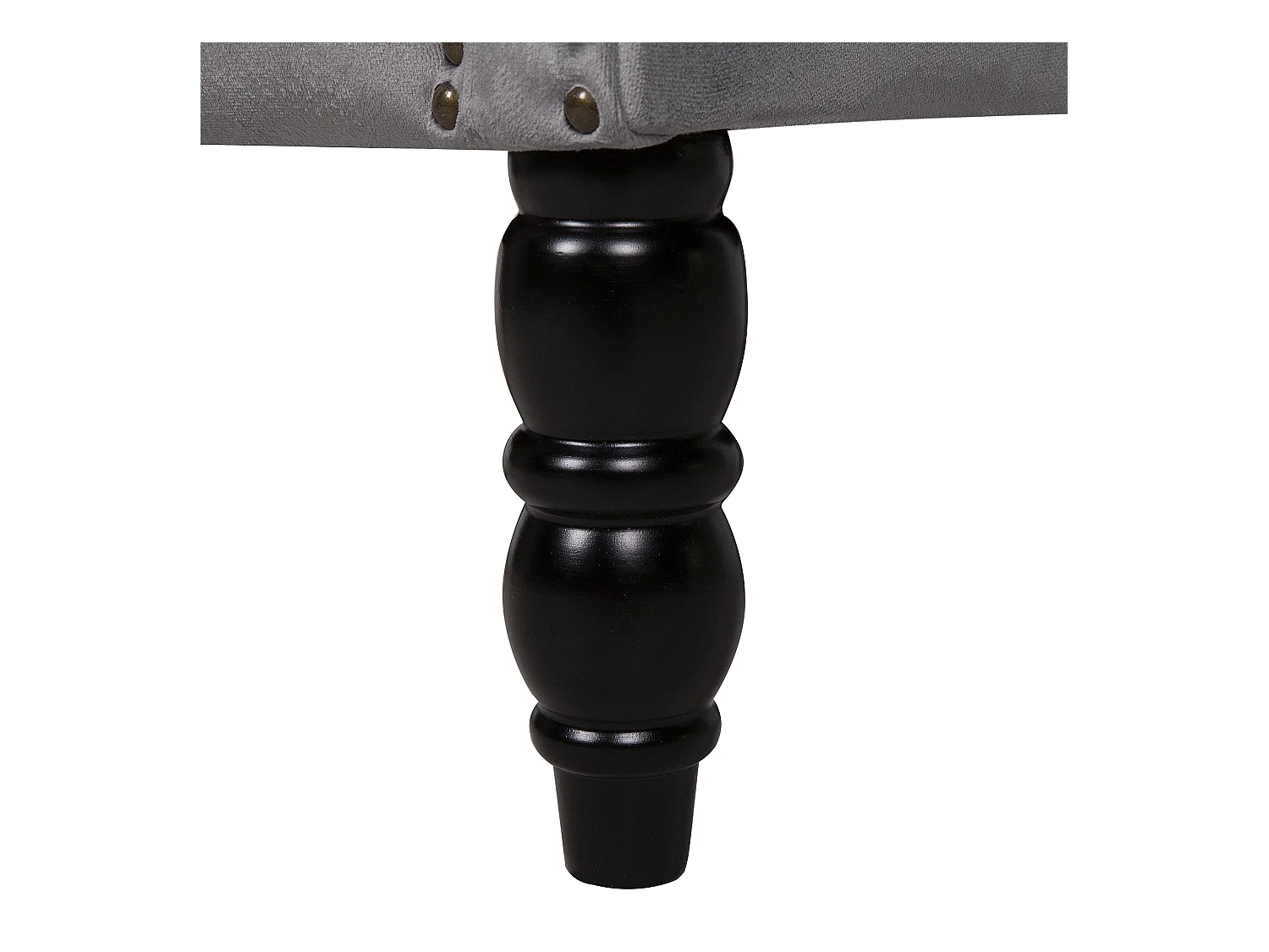 Fauteuil à oreilles SVEDALA Velours Gris
