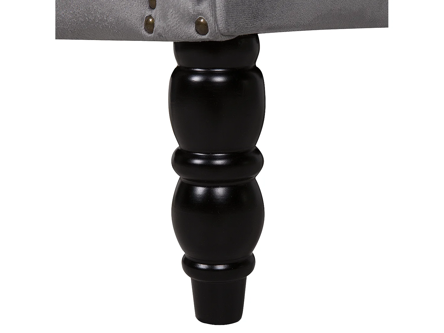 Fauteuil à oreilles SVEDALA Velours Gris