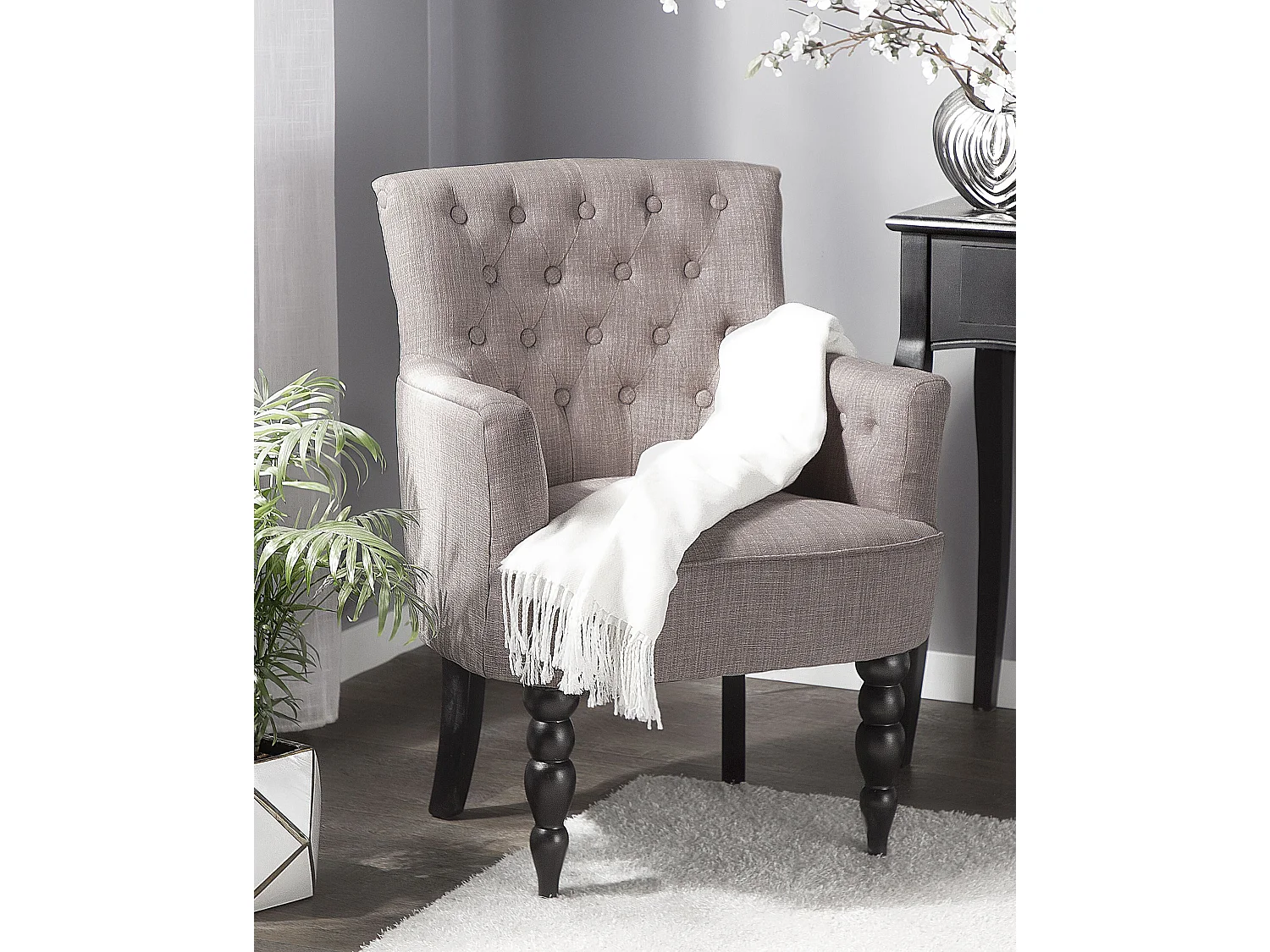 Fauteuil ALESUND Stof Taupe