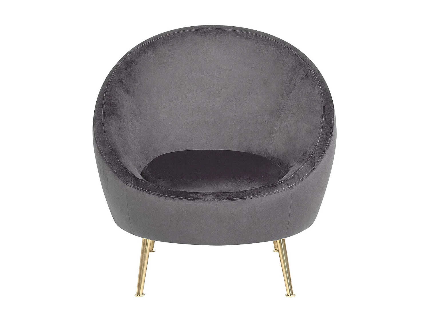 Fauteuil LANGA Velours Gris