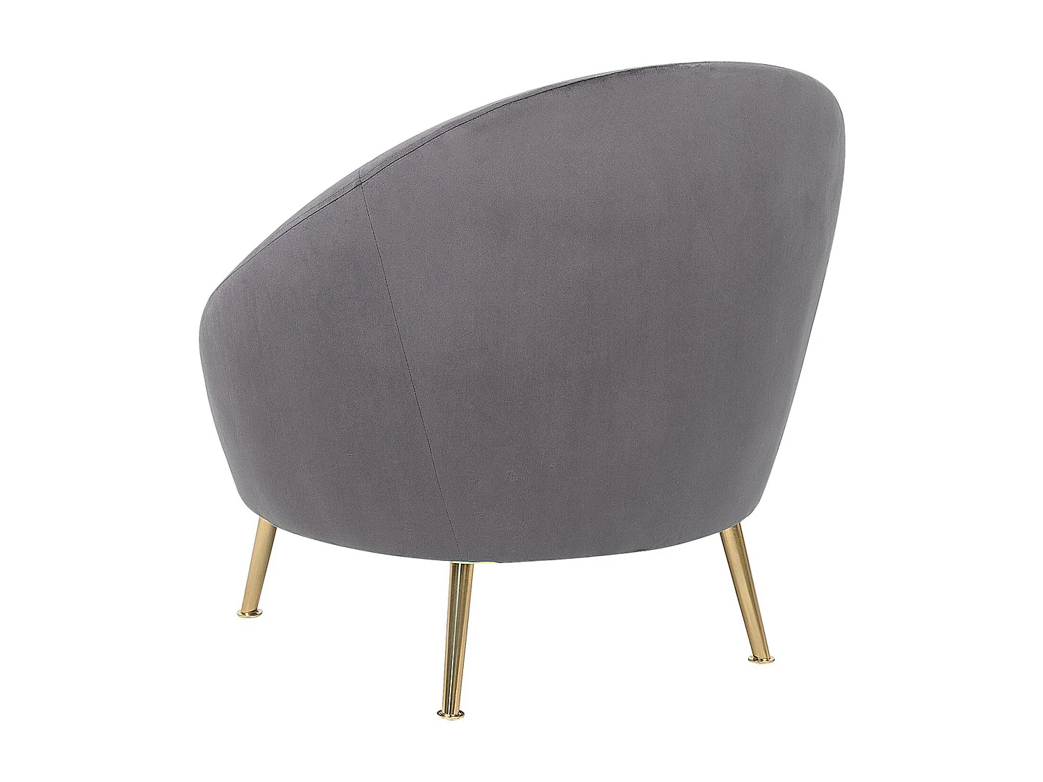 Fauteuil LANGA Velours Gris