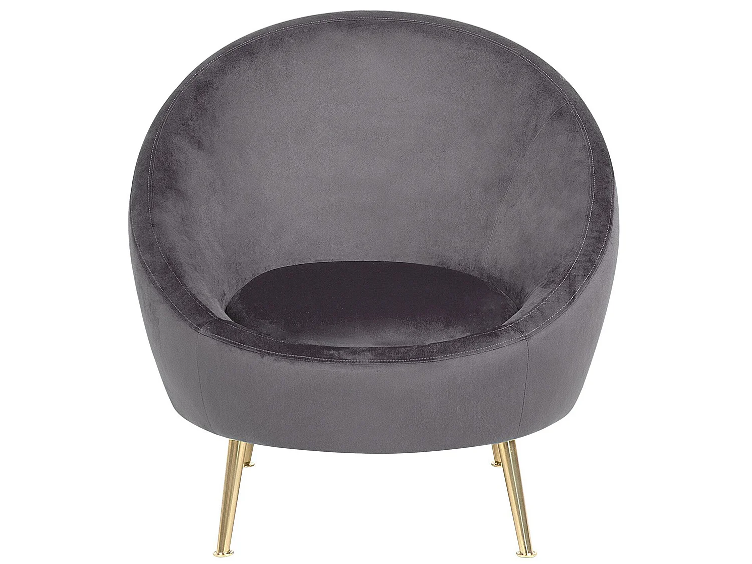 Fauteuil LANGA Velours Gris