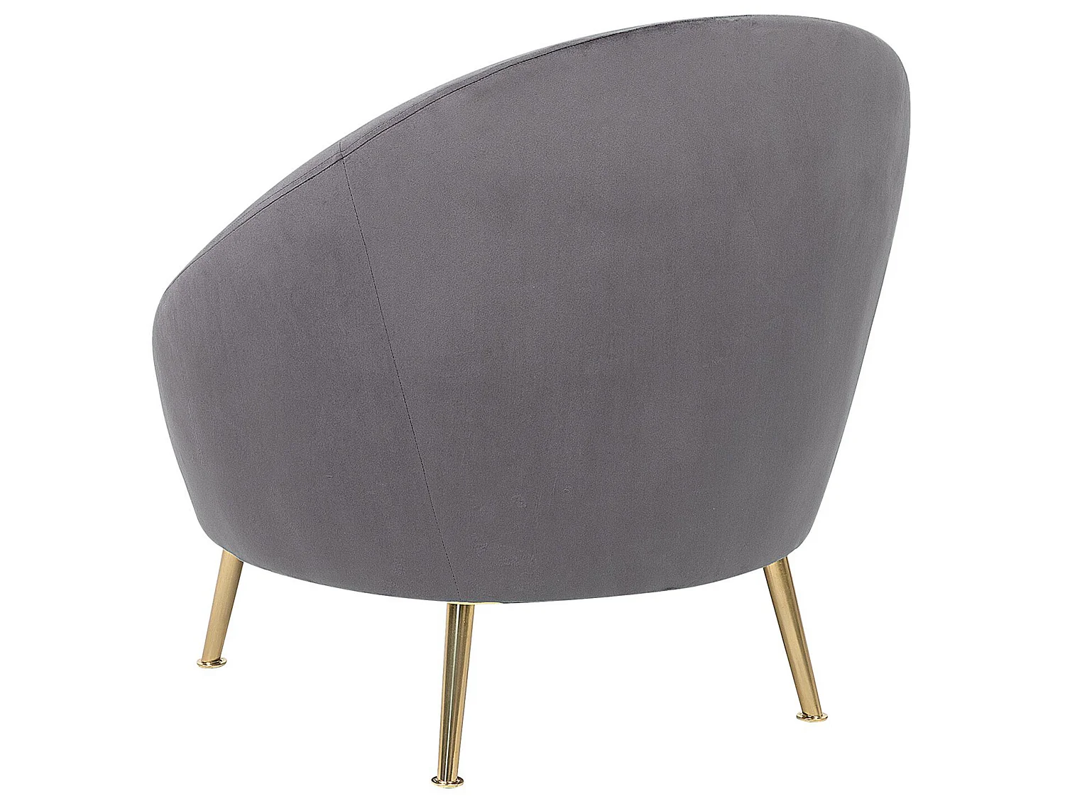 Fauteuil LANGA Velours Gris