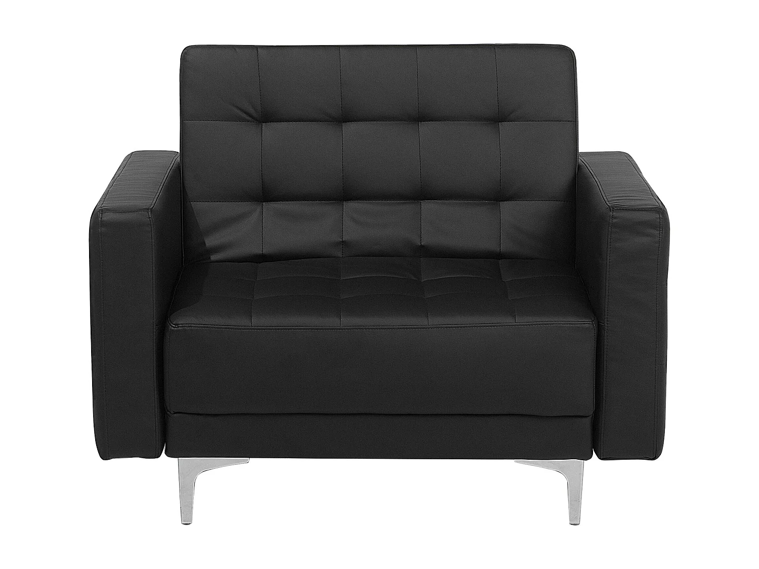 Fauteuil ABERDEEN Kunstleer Zwart