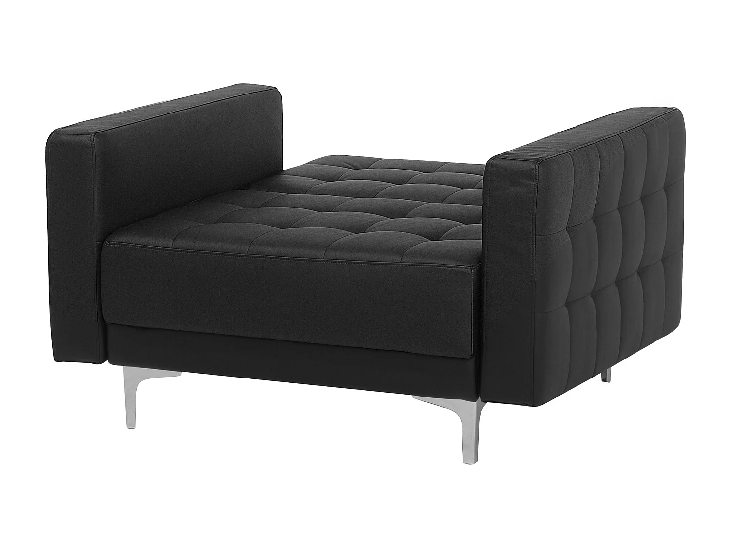 Fauteuil ABERDEEN Kunstleer Zwart