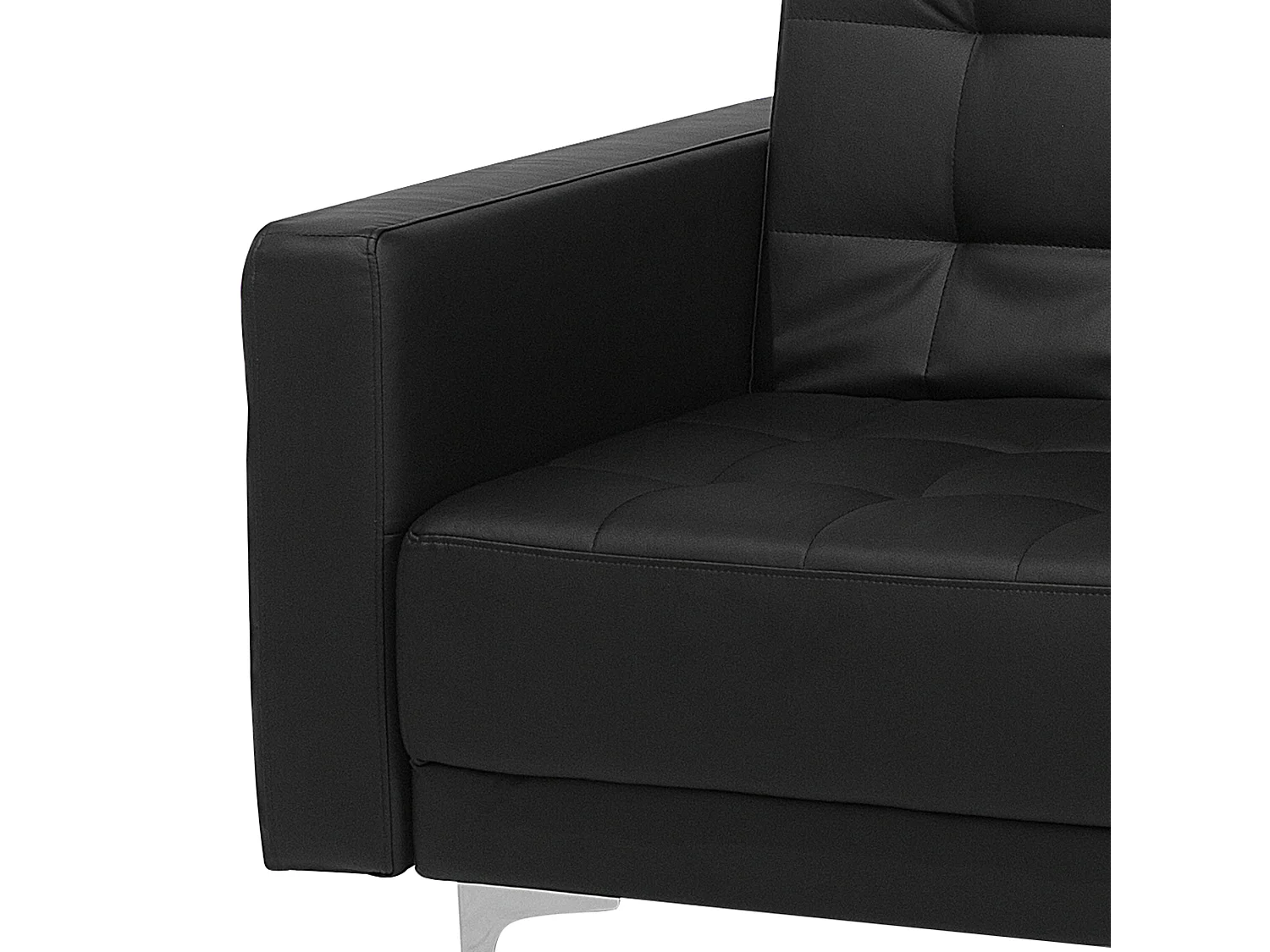 Fauteuil ABERDEEN Kunstleer Zwart