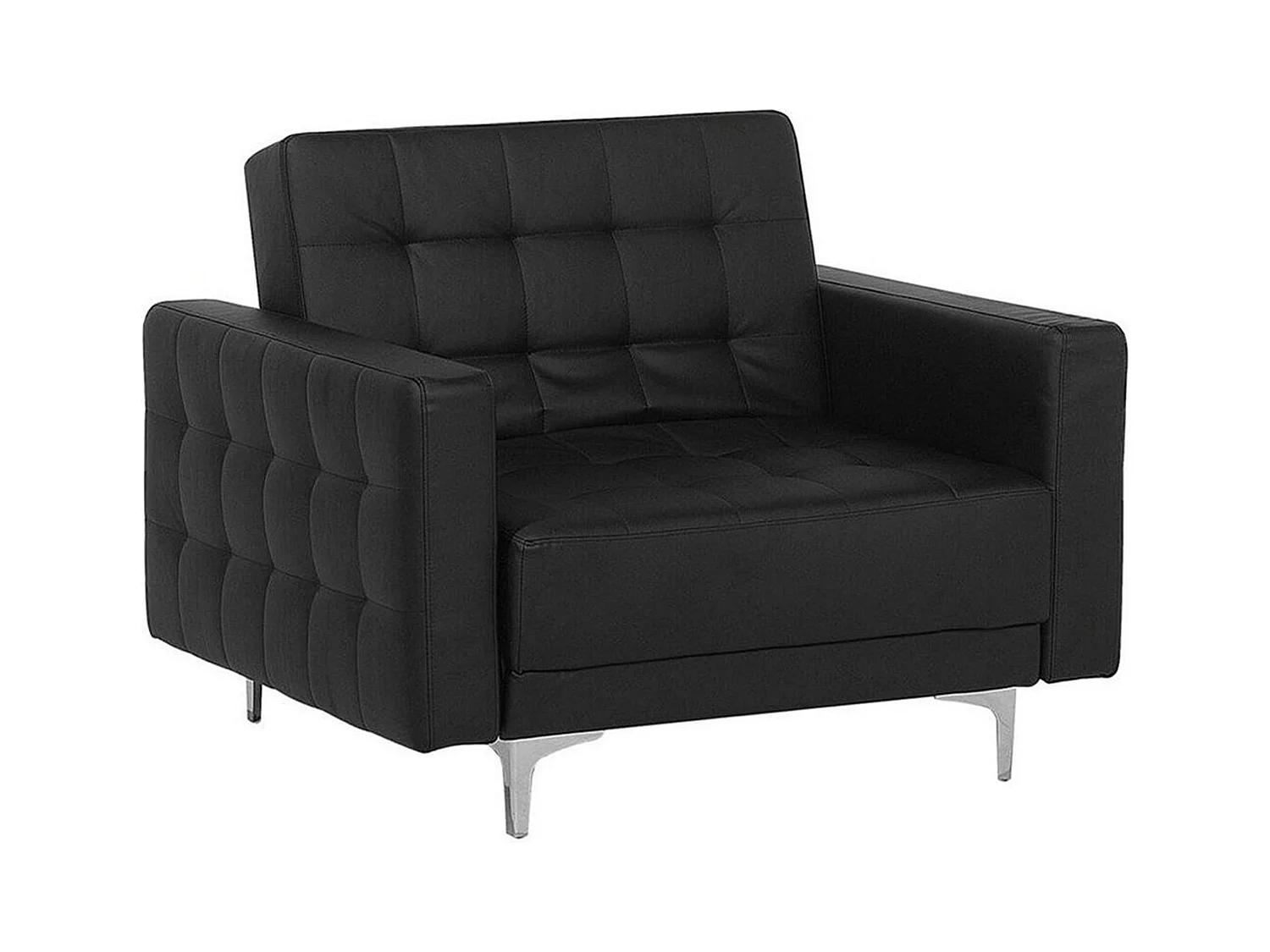 Fauteuil ABERDEEN Cuir PU Noir