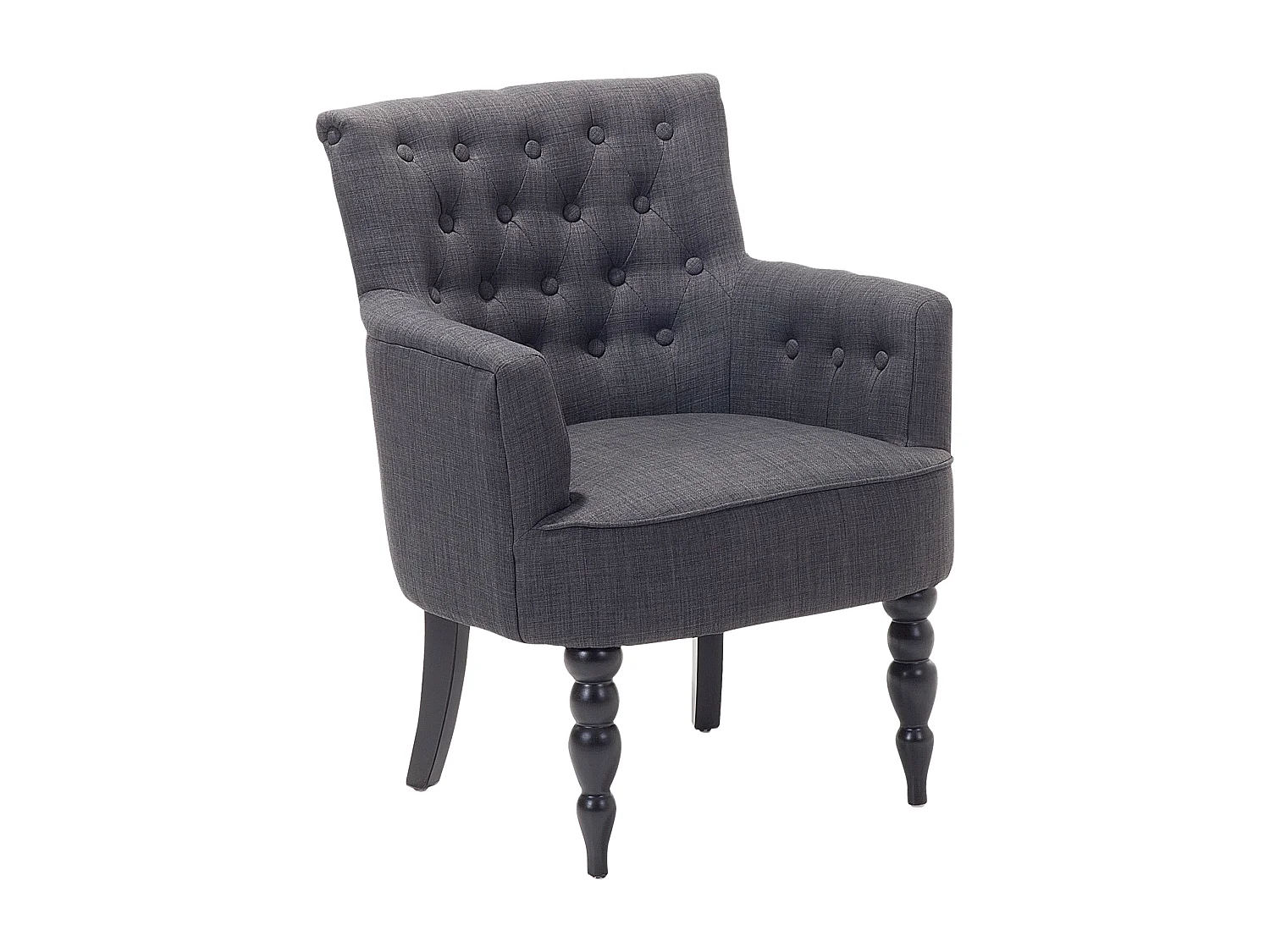 Fauteuil ALESUND Tissu Gris foncé